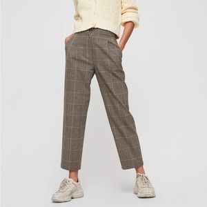 Aritzia Plaid Trousers